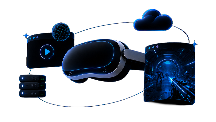 VR cloud gaming
